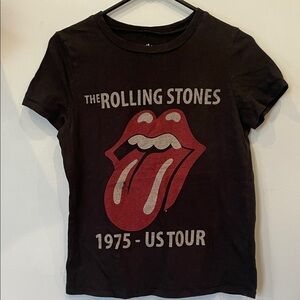 Rolling Stones Black Graphic T-Shirt women’s small